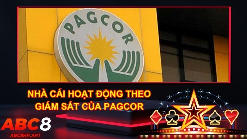 Nhà cái ABC8 hoạt động bởi sự giám sát của PAGCOR